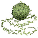 10m Imitation Willow Leaf Fabric Wreath Rattan Decoration L7X0