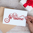 French Alphabet Cutting Dies for DIY Scrapbooking Card Make Stencil Xmas Gifts