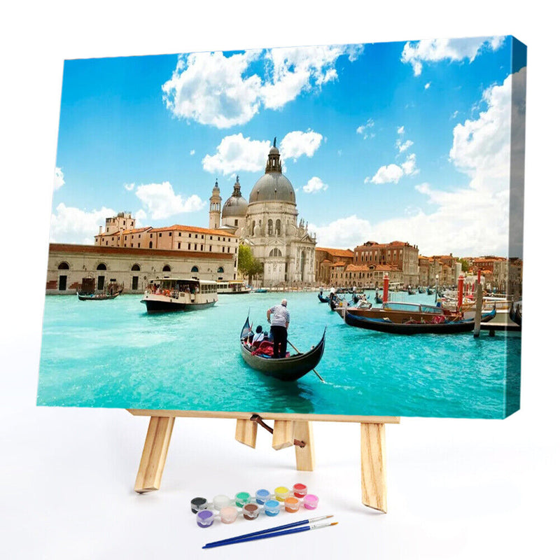 DIY Oil Painting By Numbers Digital Coding Handpainted Painting for Home Decorators