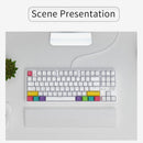 104 Keys Anti Slip Office Gaming Keyboard Wrist Rest Support Pad (White) Newly