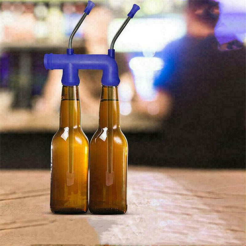 Double Beer Snorkel Beer Dispenser For Birthday Christmas 2021 Party Best B6L1