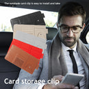 Car Card Organizer Large-capacity Multi-function Auto Sun Visor Storage Pouch