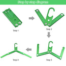 #A Travel Hangers - Metal Aluminum Alloy Heavy Duty Folding Hangers for Camping