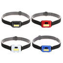 3 Fashion Strong LED COB Headlight Outdoor Camping Mini Flashlight (Red)