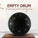 6"" Steel Tongue Drum 8 Tune Musical Instrument Hand Pan Tank Drum with Bag