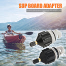2x Rowing Boat Air Valve Kayak Surfing Paddle Board Pump Adapter (Black) Newly