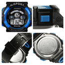 Multifunction Waterproof Boy Sports Electronic Children Watches (Blue) Newly