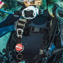 Safety Tool Diving Wire Lanyard Scuba Diving Spring Rope Quick-release Buckle
