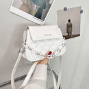 Casual Lattice Leather Shoulder Bags Women Fashion Chain Handbags Messenger Bag
