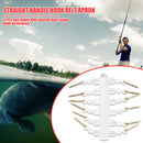 12pcs Fishing Bait Screw Sting Boilies Pin w/Rubber Corn Ronnie Hair Rig Feeder