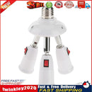 E27 Splitter 3 Heads Lamp Base Adjustable LED Light Holder Adapter Socket Newly