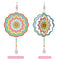 DIY Diamond Painting Double-sided Hanging Rotatable Wind Chime (GSP204)