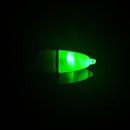 10pcs Night Fishing Rod Bite Alarm Light Bells Ring Indicator (Grass Green)