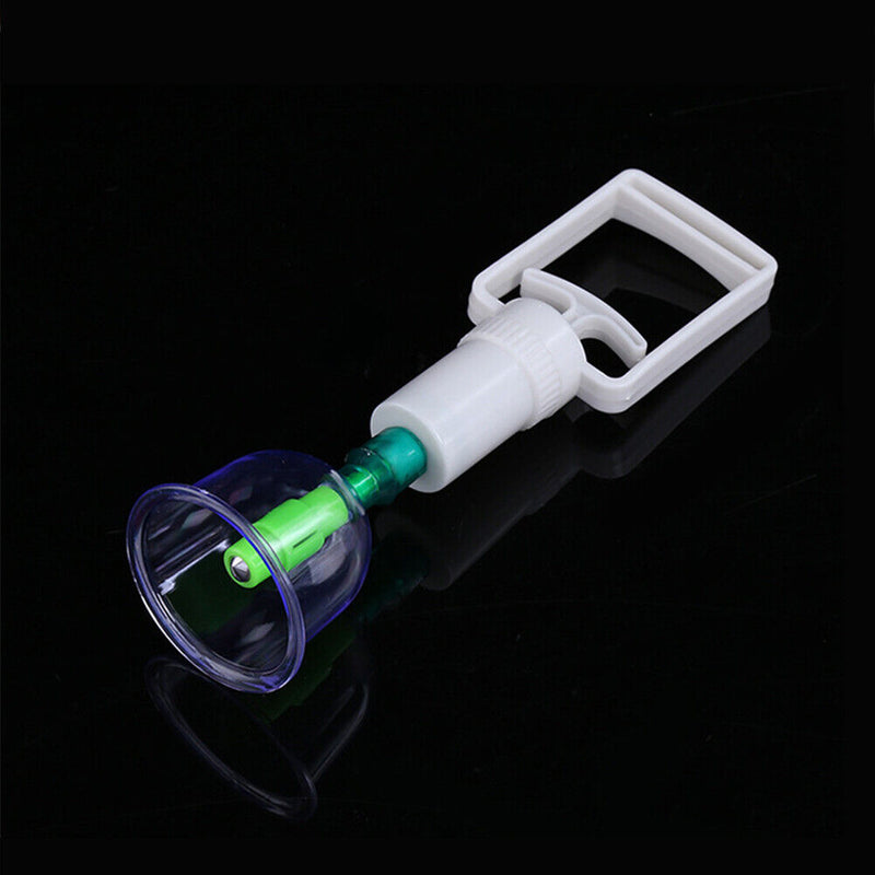 12pcs Chinese Medical Vacuum Cans Cupping Cup Massage Therapy Kit w/Suction Pump