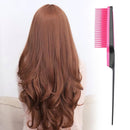 Pointed Tail Comb Prevent Hair Loss Hair Brush Salon Styling Comb (Rose Red