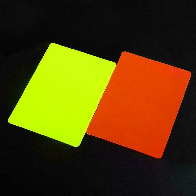 1 Set Football Referee Sports Wallet Red Yellow Card Referee Tools K2Y1