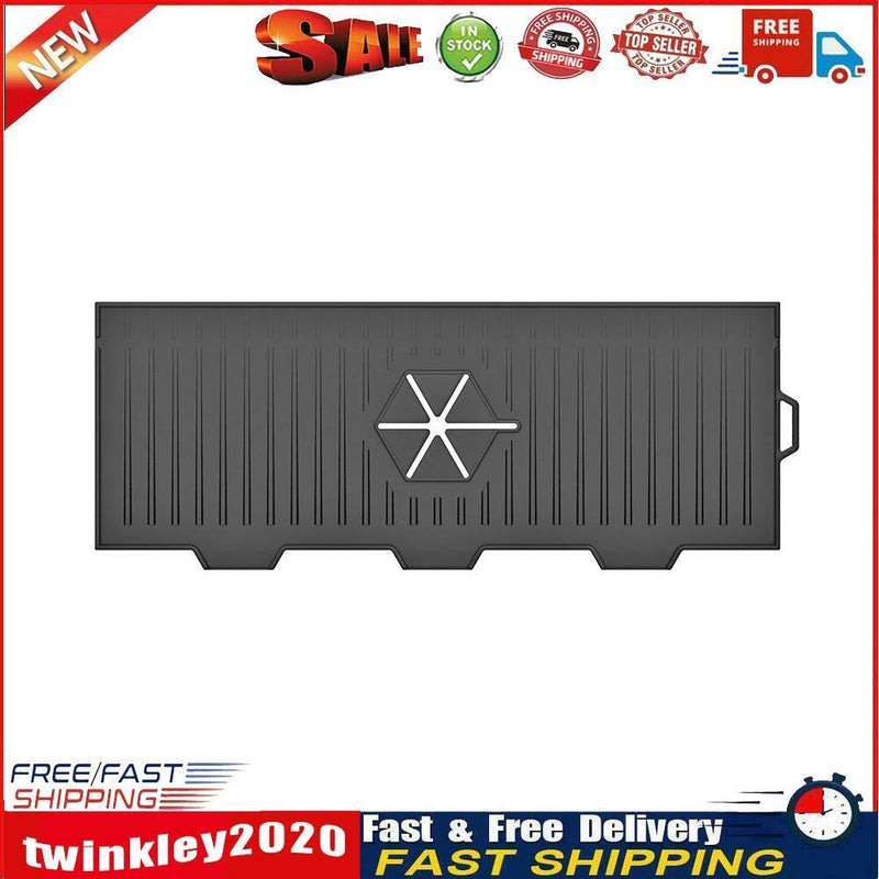 Kitchen Silicone Faucet Mat Sink Splash Guard Countertop Protector (Black) Newly