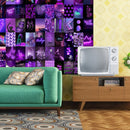 Wall Collage Kit 70 Pack Aesthetic Postcards Pictures Collages (Purple) Newly