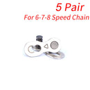 5 Pairs MTB Road Bike Chain Link Connector Chain Joint Buckles (6/7/8S) Newly