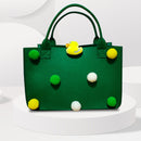 Felt Handbag - Multifunction Portable Organizers Tote Bags 7 Hair Ball Includ