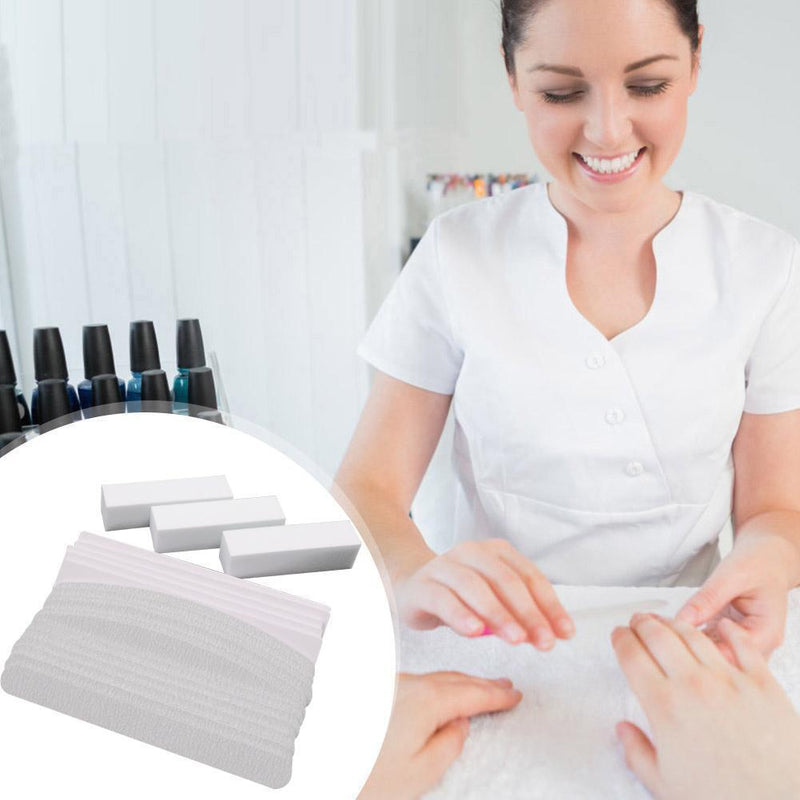 21pcs/Set Nail Art Polishing Sand Files Rubbing Manicure Sponge Blocks Kit Newly