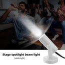 LED Stage Spotlight Beam Lamp Disco Bar KTV Club Party Spot Light (White)