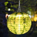 8 inch LED Solar Lantern Waterproof Pendant for Decoration (Large Leaf C) Newly