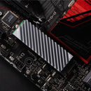 M.2 2280 SSD Hard Disk Heat Dissipation Fin Aluminum Alloy Heat Sink for PC