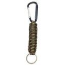 Outdoor Climbing Umbrella Rope Spring Carabiner Keychain EDC Tool Random Co