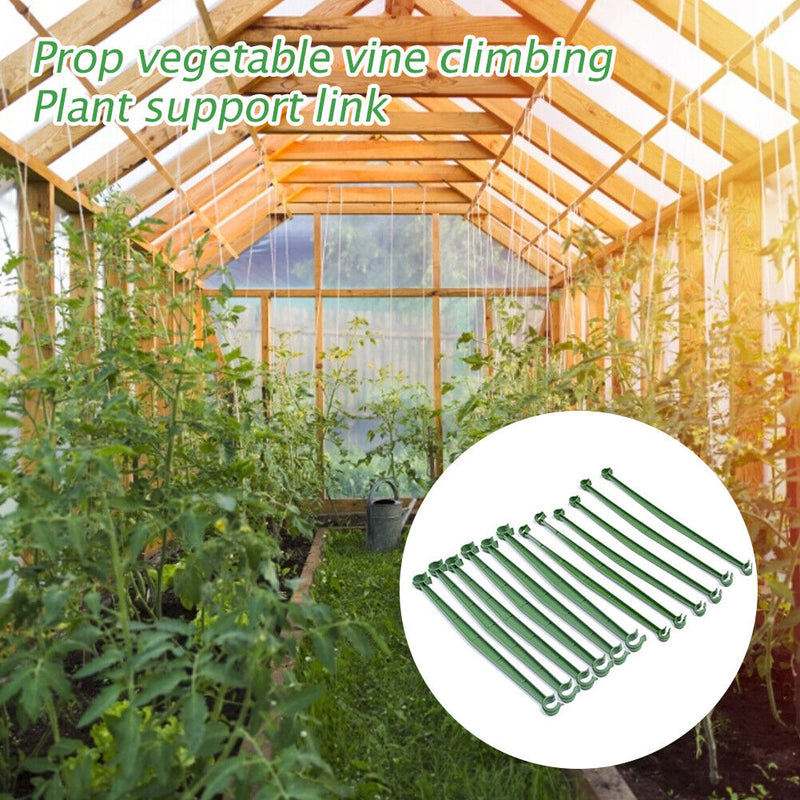 12pcs Plant Climbing Rack Arms Cage Potted Garden Vine Support Frame Stake Newly
