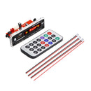 2 X 25W Stereo USB TF FM Radio Module Color Screen Decoding Board Module for Car