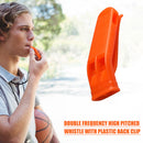 PP Plastic Outdoor Camping Emergency Loud Whistle Sports Match Survival Whi
