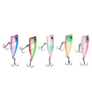 5pcs Fishing Lure Wobblers 4cm 3.5g Floating Crankbait Artificial Hard Bait Carp