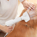 2-in-1 Dog Hair Dryer Low Noise Puppy Grooming Comb Brush Fur Blower (EU) Newly