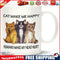 DIY Customized Ceramic Cup Cat Coffee Breakfast Milk Tea Drinkware Home Mug