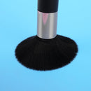 Three Kinds of Color Flat Head Loose Powder Brush for Women (Black)-173733.02