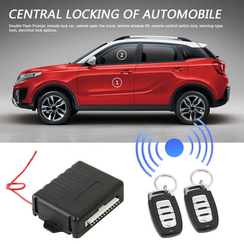 Car Remote Central Door Lock Kit Auto Keyless Entry Alarm System 410/T208 Newly