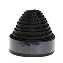 Cycling Cork Handlebar Tape Black + 2 Bar Plug Carbon fiber black