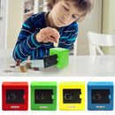 Money Boxes Combination Lock Coin Saving Storage Box Code Cash Case (Red)