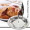 Stainless Steel Chicken Roaster Rack Plate Non Stick DIY BBQ Grill Stand