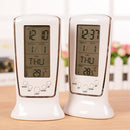 Mini Digital Clock Backlight Calendar Thermometer Display LCD Alarm Clock