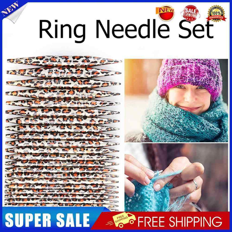 Circular Ring Knitting Needles Set Detachable Household DIY Sewing Tool Kit