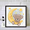 5D DIY Diamond Painting Kits Full Round Drill Moon Cartoom Bear Mosaic Picture