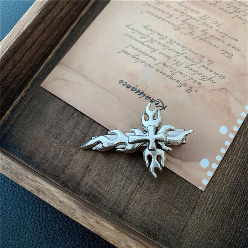 Dragon Pattern Trending Headwear Barrette Flame Hair Clip Wave Sun Hairpins