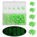 Night Plastic Glowing Balls Luminous Light Fishing Soft Floats Beads Stoppers