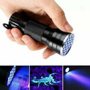 Light Fluorescence Black Light UV Flashlight 21Lamp Beads Flashlight Torch