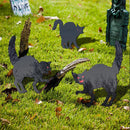 #A Scary Cat Insert Lawn Party Scene Props Art Sculpture for Home Outdoor Cour