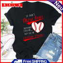 Independence Day Print Baseball Letter T-Shirt (Black XXL)