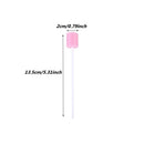 Oral Care Sponge Swab with Stick Sponge Head Tooth Cleaning Mouth Swabs