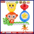 Baby Bath Toys Wall Sunction Cup Marble Race Run Track Kids Play Water Game Set